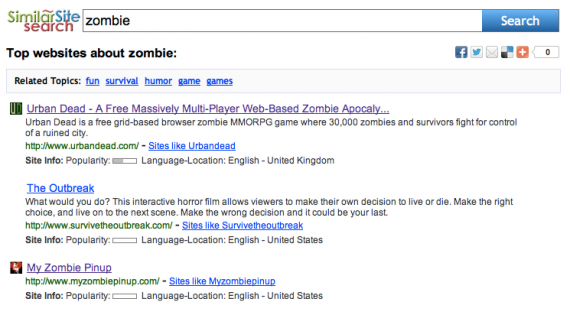 Similar Site Search For Zombies Similar Site Search For Zombies