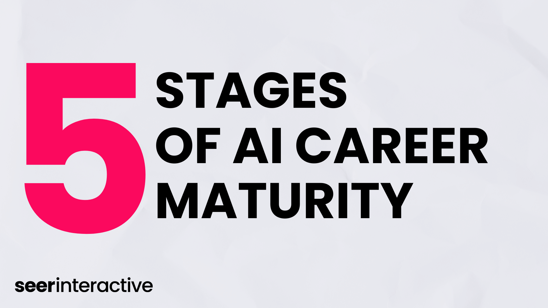 The 5 Stages of AI Marketing Maturity (with examples)